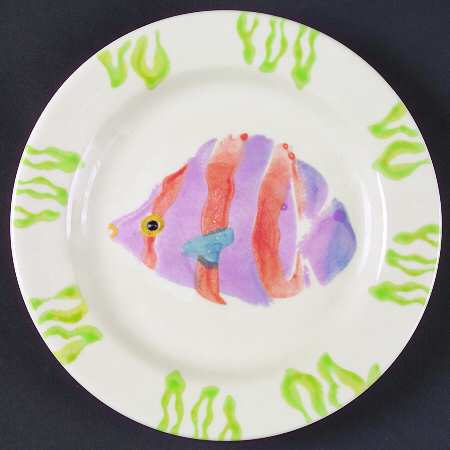 Coral Reef Salad Plate