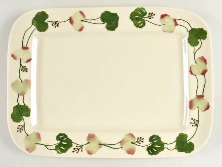 Geranium 16" Rectangular Serving Platter