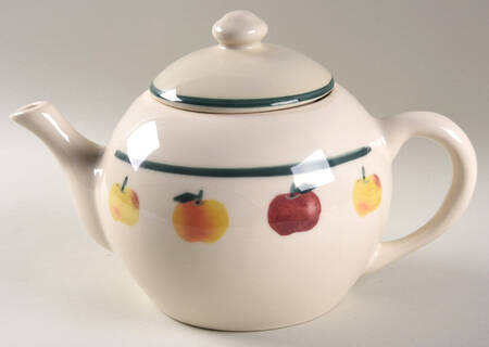Golden Delicious Teapot & Lid
