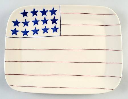 Flag 12" Rectangular Serving Platter