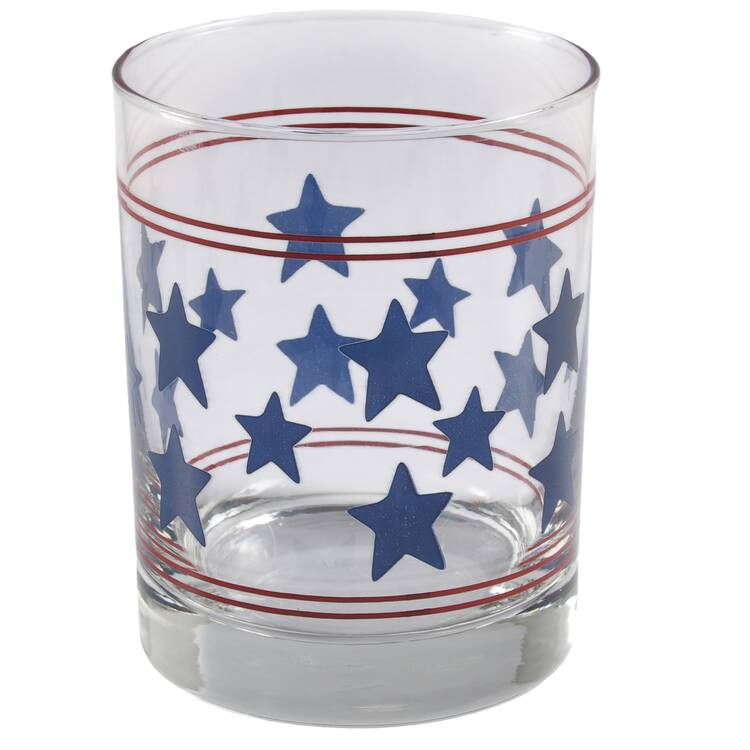 Stars & Stripes Glassware Double Old Fashioned