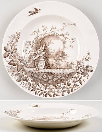 Rustic Large Rim Soup Bowl