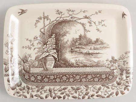 Rustic Underplate for Rectangular Tureen