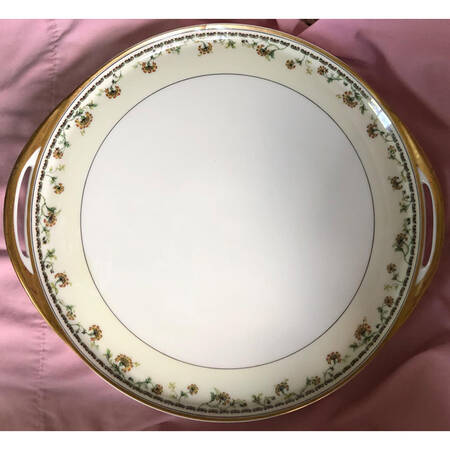 Schleiger 105a Handled Chop Plate (Round Platter)