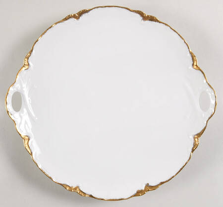 H722 Handled Cake Plate