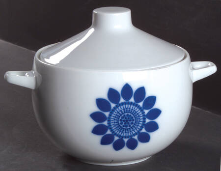 Blaue Sonne Round Covered Vegetable
