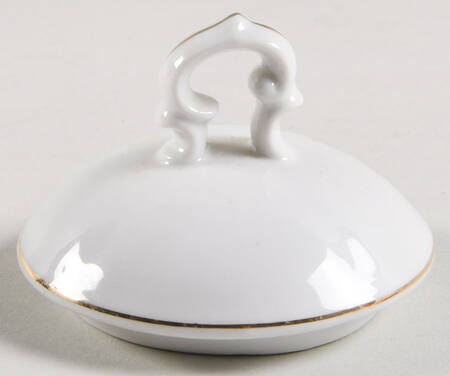 Girl with Cat Lid for Sugar Bowl