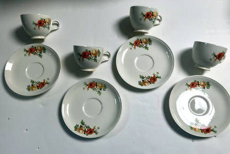 HLC907 Footed Cup & Saucer Set