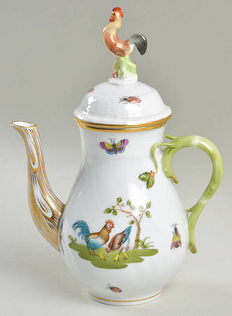 Chanticleer Individual Coffee Pot & Lid