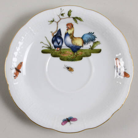Chanticleer Saucer for Footed Cup