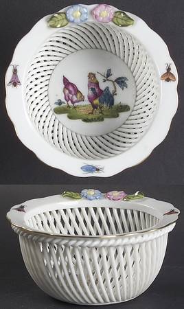 Chanticleer 4" Small Round Open Weave Basket