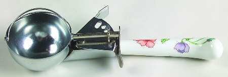 Poppy Ceramic Handled Ice Cream Scoop