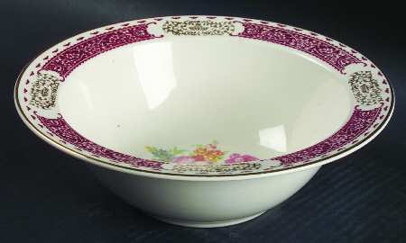 Royal Maroon 9" Round Vegetable Bowl