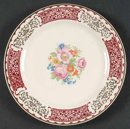 Royal Maroon Bread & Butter Plate