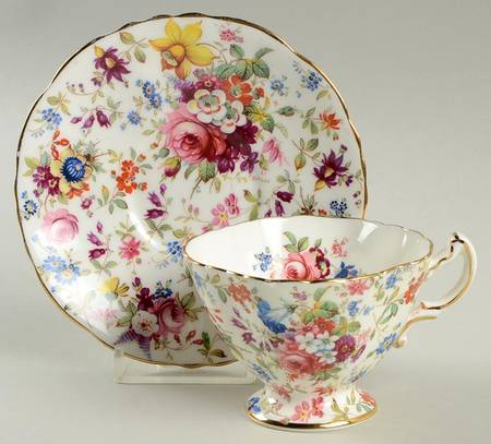 3257 Footed Demitasse Cup & Saucer Set