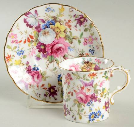 3257 Flat Demitasse Cup & Saucer Set