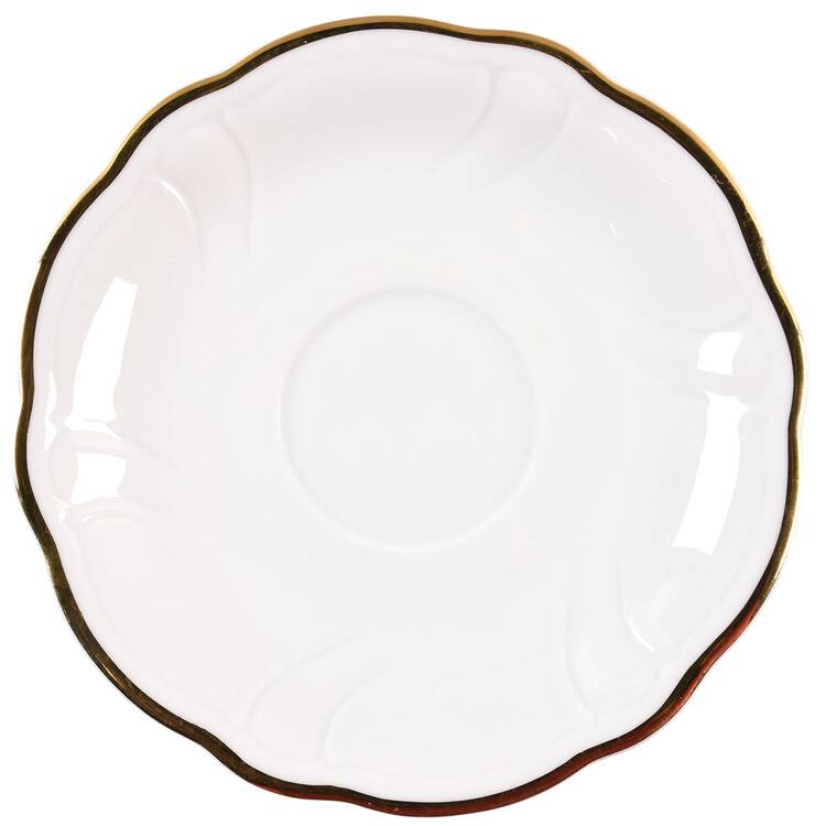 Gold Band Saucer for Demitasse Cup