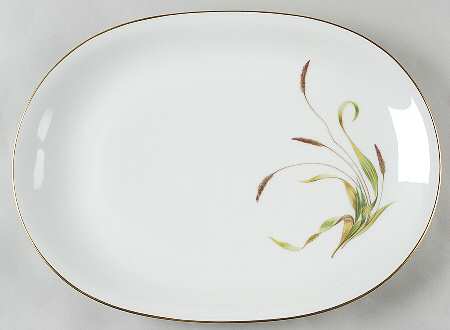 Plantain 14" Oval Serving Platter