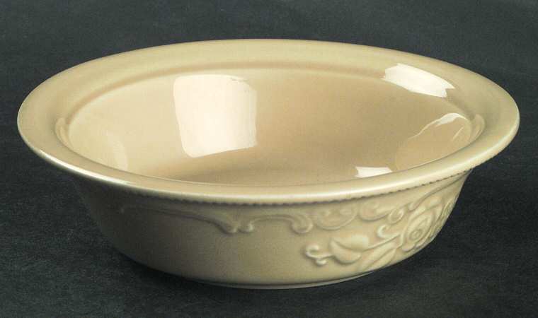 Oven Serve Yellow Rim Fruit/Dessert (Sauce) Bowl