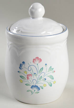 Floral Expressions (Japan, No Center) Small Canister & Lid