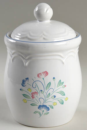 Floral Expressions (Japan, No Center) Medium Canister & Lid