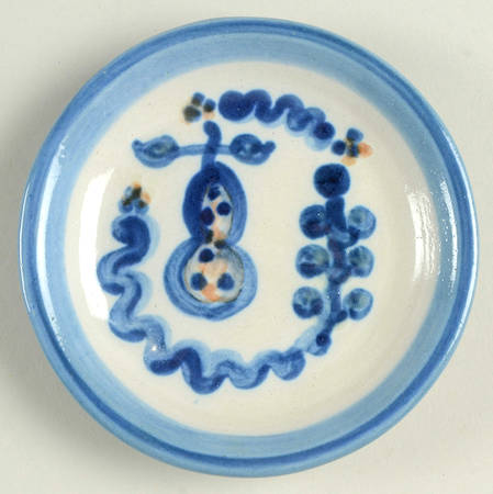 Pear and Grape Blue Coaster