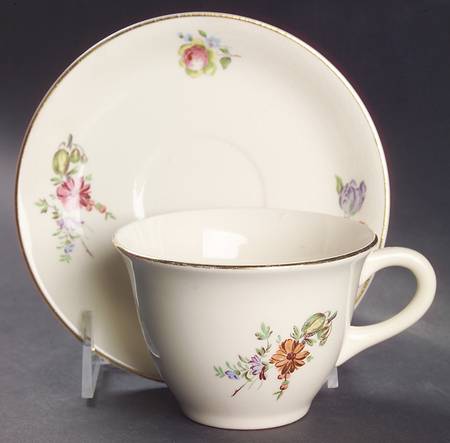 Priscilla Flat Cup & Saucer Set