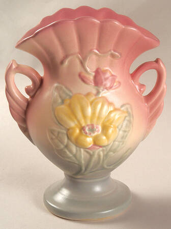 Magnolia (Matte) 6" Footed Vase