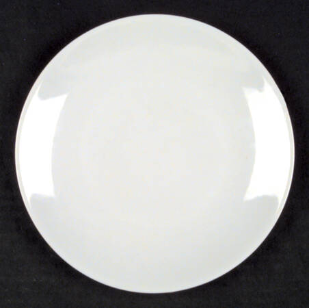 Olivia White Salad Plate