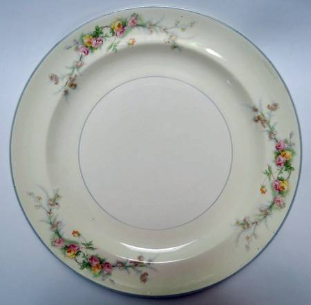 Sweetheart Rose (Blue Trim) by Harker