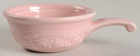 Oven Serve Pink 8 Oz Handled Open French Casserole