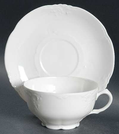 HAB35 Footed Cup & Saucer Set