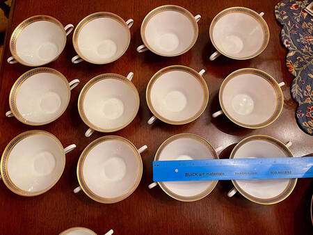 403895 Footed Cream Soup Bowl