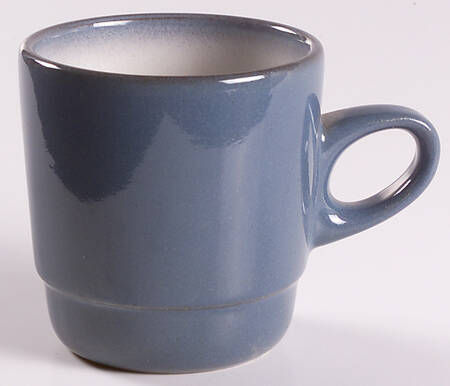 French Blue (Rim) Flat Cup
