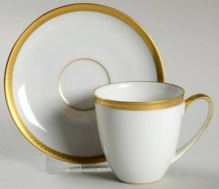 02397 Flat Demitasse Cup & Saucer Set
