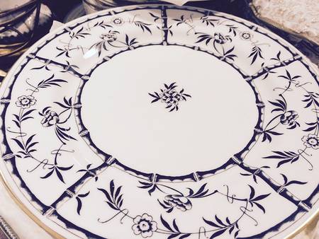 Bamboo Blue Dinner Plate