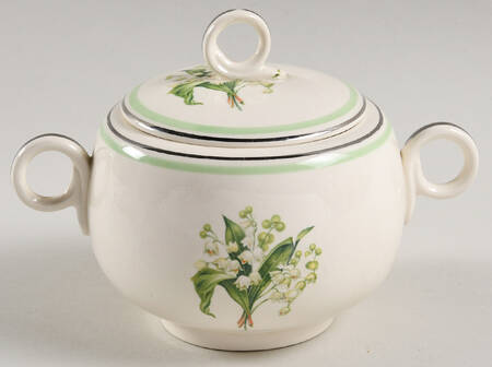 Lily of The Valley Sugar Bowl & Lid
