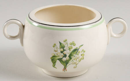 Lily of The Valley Sugar Bowl No Lid