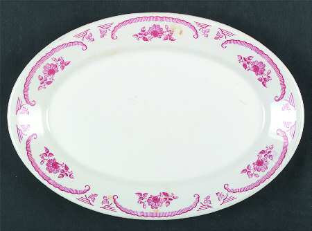 American Rose 10" Oval Serving Platter