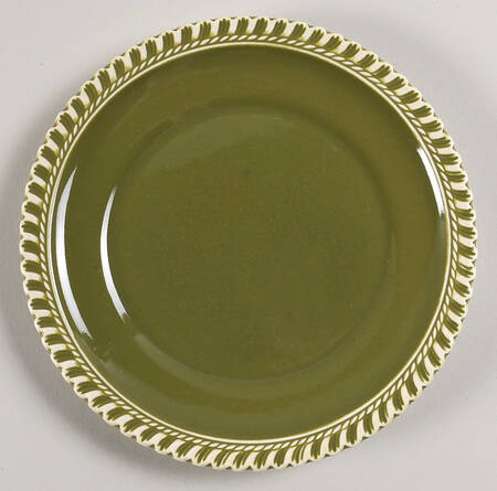 Chesterton Olive Green Salad Plate
