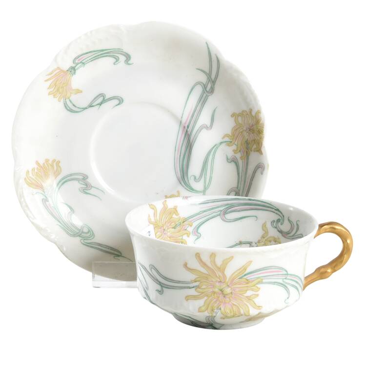 Schleiger 492A Demitasse Cup & Saucer Set