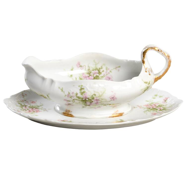 Schleiger 157a Gravy Boat & Underplate