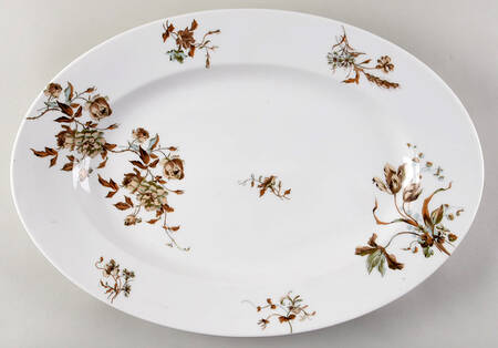 Schleiger 1154 19" Oval Serving Platter