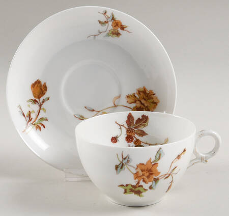 Schleiger 1154 Flat Cup & Saucer Set