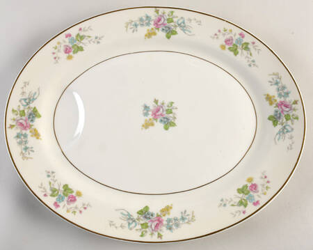 H895 16" Oval Serving Platter