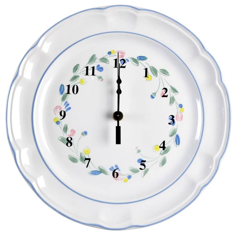 Floral Expressions (Mexico, No Center) 1-2" depth  Clock Plate HC