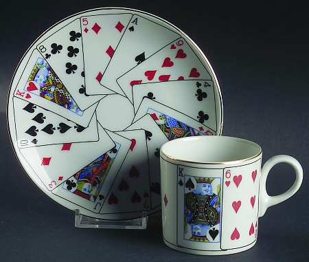 HCH4 Flat Demitasse Cup & Saucer Set