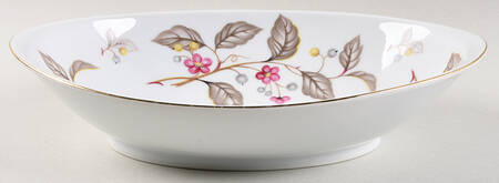 Andrea 10" Oval Vegetable Bowl