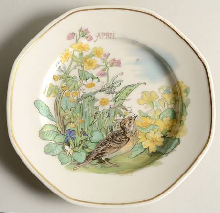 The Country Diary of An Edwardian Lady Salad Plate