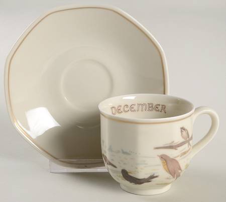 The Country Diary of An Edwardian Lady Footed Cup & Saucer Set